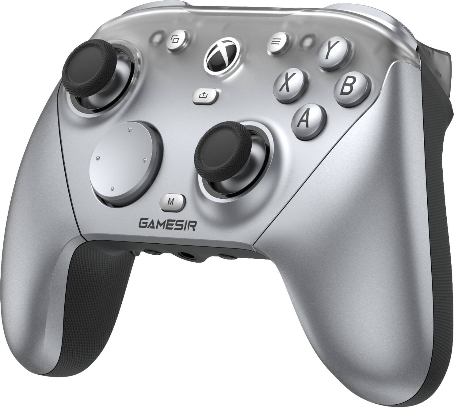 Alt View 13. GameSir - G7 Pro Controller for Xbox Series X|S|One, PC, Android, TMR Sticks, Hall Effect Triggers, 1000Hz Polling Rate,Audio Jack - Metallic Silver.
