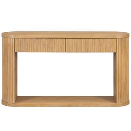 Forest'nSky - Sideboard Buffet Cabinet Console Table with 2 Drawers and Bottom Shelf - Natural