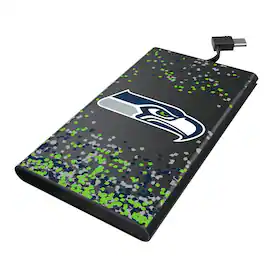 Keyscaper - Seattle Seahawks 5000mAh Flat Powerbank - Black