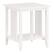 Angle. OSP Home Furnishings - Sierra Side Table - White Finish.