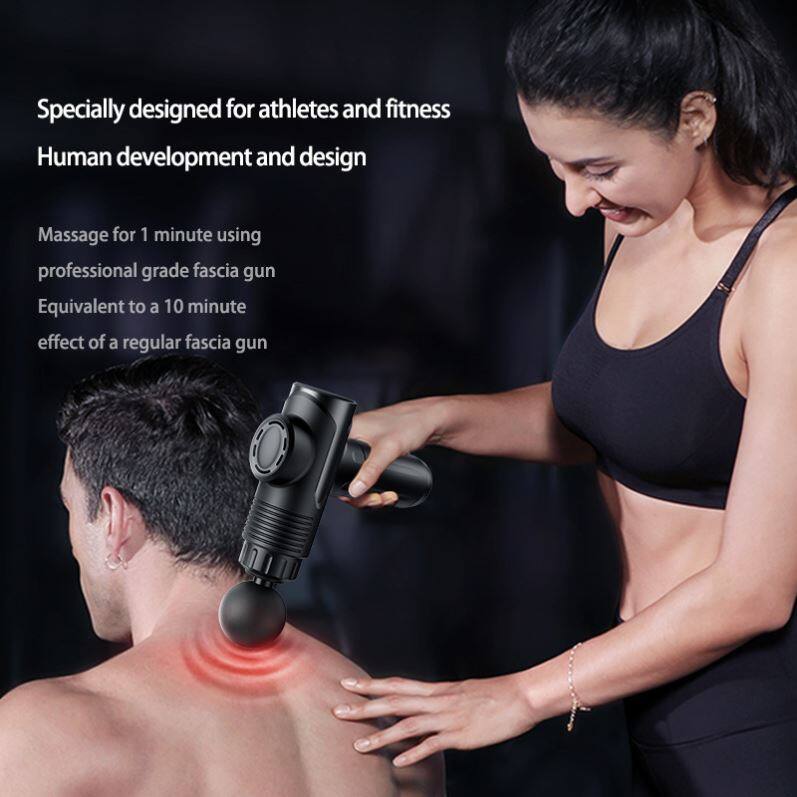 Specially designed for athletes and fitness  
Human development and design  

Massage for 1 minute using professional grade fascia gun  
Equivalent to a 10 minute effect of a regular fascia gun