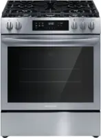 Frigidaire - 30'' Front Control Gas Range - Stainless Steel - Front_Zoom