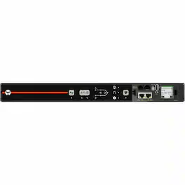 Vertiv - Geist Switched Rack PDU with Next Generation IMD - 1U| 30A| 120V| (12) NEMA 5-20R Receptacles| L5-30P Plug| 2.8kW - Black