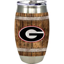 Indigo Falls - Georgia Bulldogs 15oz. Barrel Tumbler - Multicolor