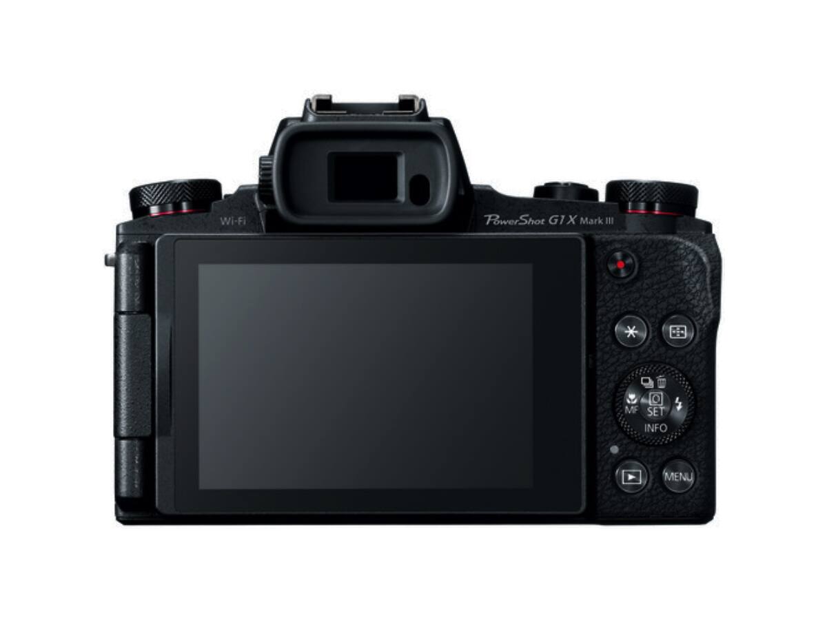 Wi-Fi PowerShot G1X Mark III  
* O MF SET INFO MENU