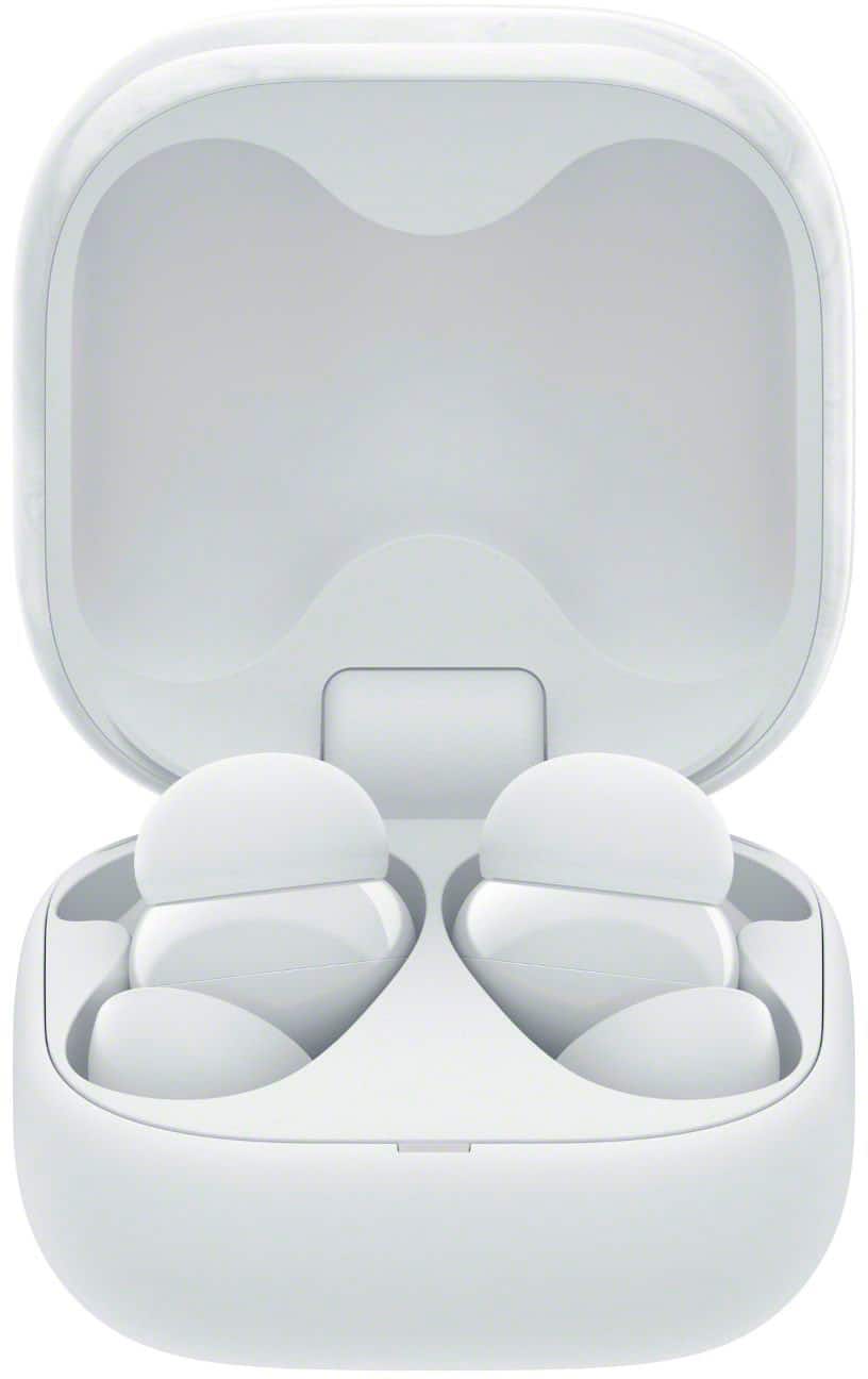 Alt View 12. Sony - LinkBuds Fit True Wireless Noise Canceling Earbuds - White.