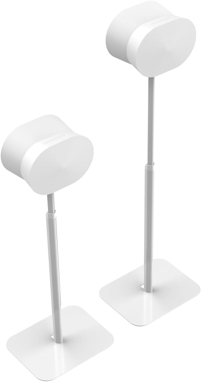 Angle. Flexson - FLEXSON Essentials Adjustable Floor Stand for Sonos ERA 300 - "NA".
