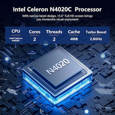 Gezoon 14.1 inch Laptop Computer, 8GB RAM 512GB SSD, Celeron Gezoon 14.1 inch Laptop Computer, 8GB RAM 512GB SSD, Celeron