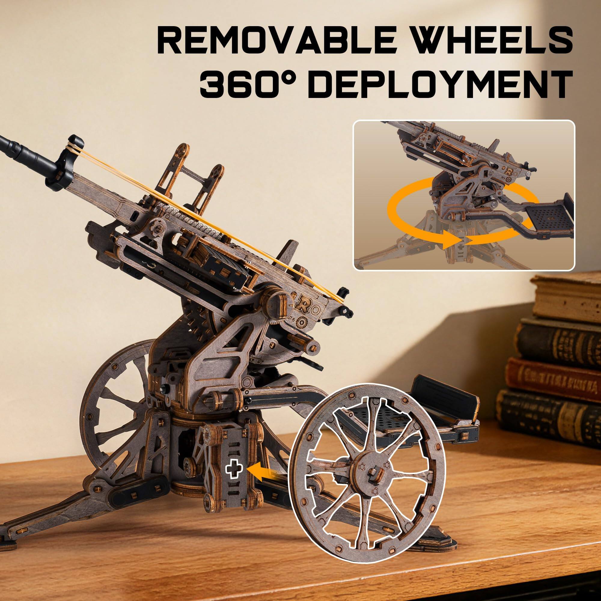 REMOVABLE WHEELS 360° DEPLOYMENT
