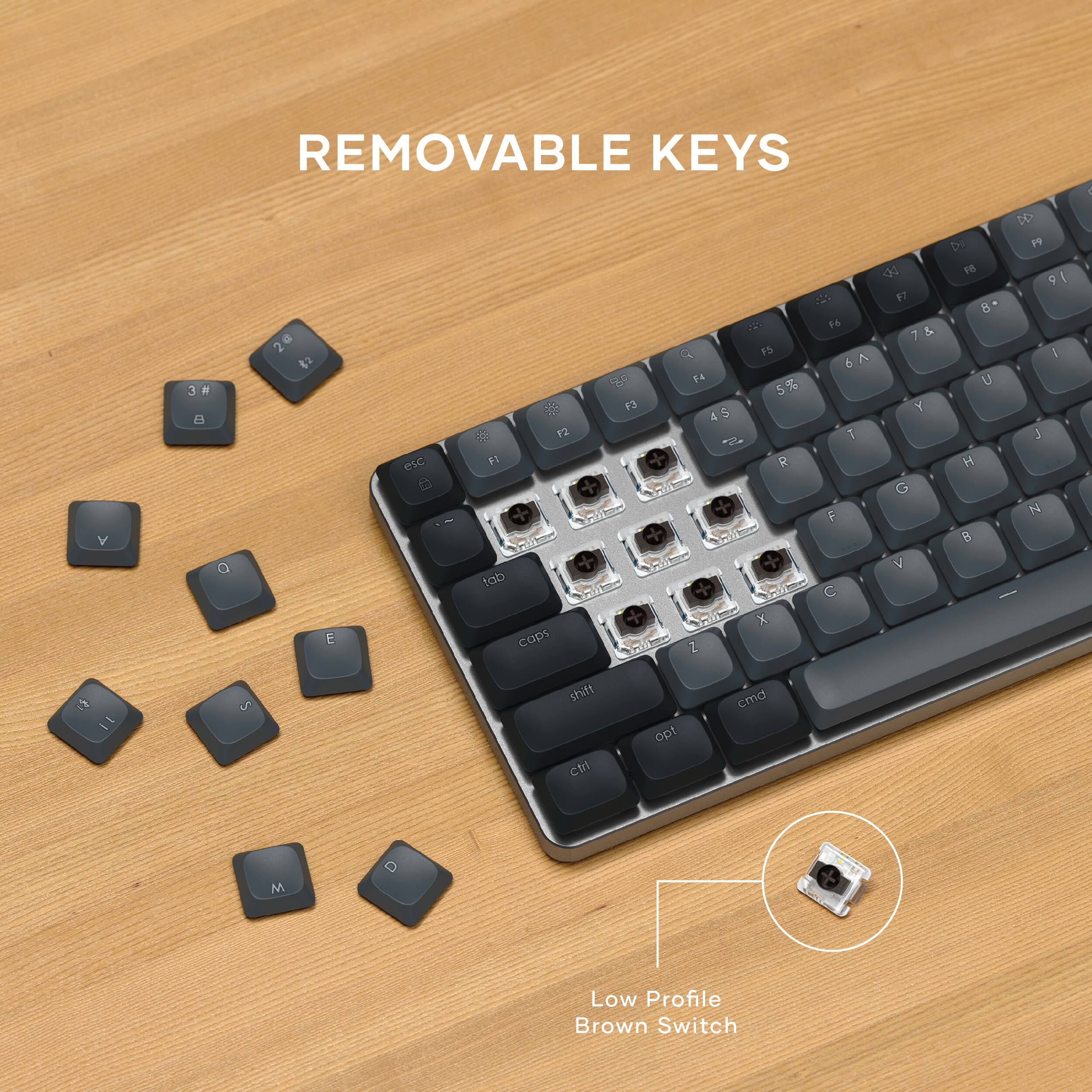 REMOVABLE KEYS

Low Profile Brown Switch