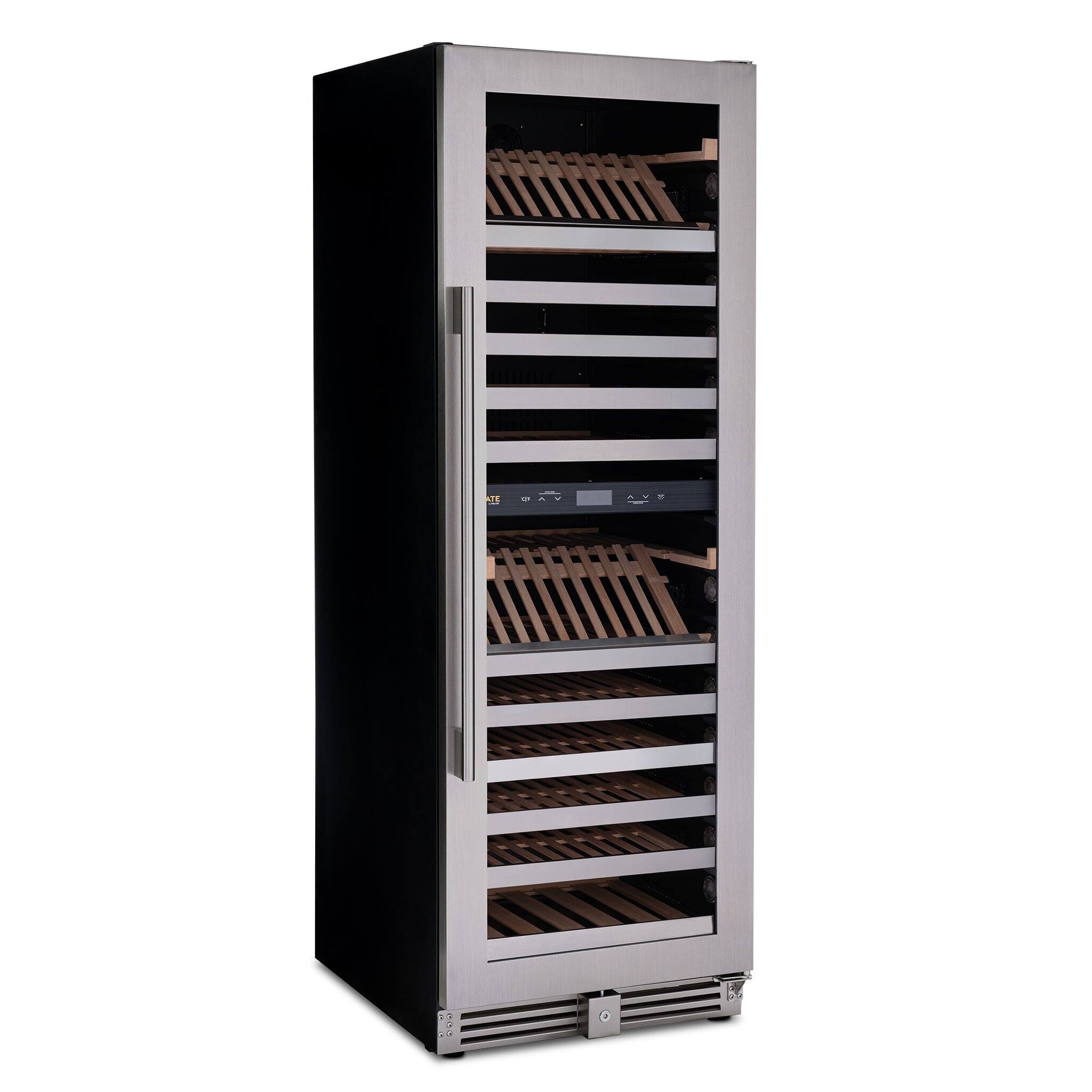 Alt View 9. NewAir - Newair® ESTATE 160-Bottle Freestanding Stainless Steel Wine Fridge - 29" - Stainless Steel.