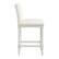 Left. OSP Home Furnishings - Kaylee 26 Spindle Counter Stool - Linen / Antique White.