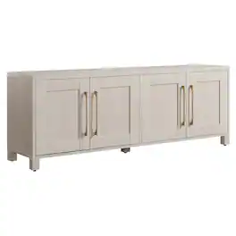 Hudson&Canal - Chabot TV Stand for Most TVs up to 75" - Alder White