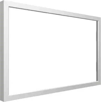 Front. Amazon - Echo Show 15 Frame - Silver.
