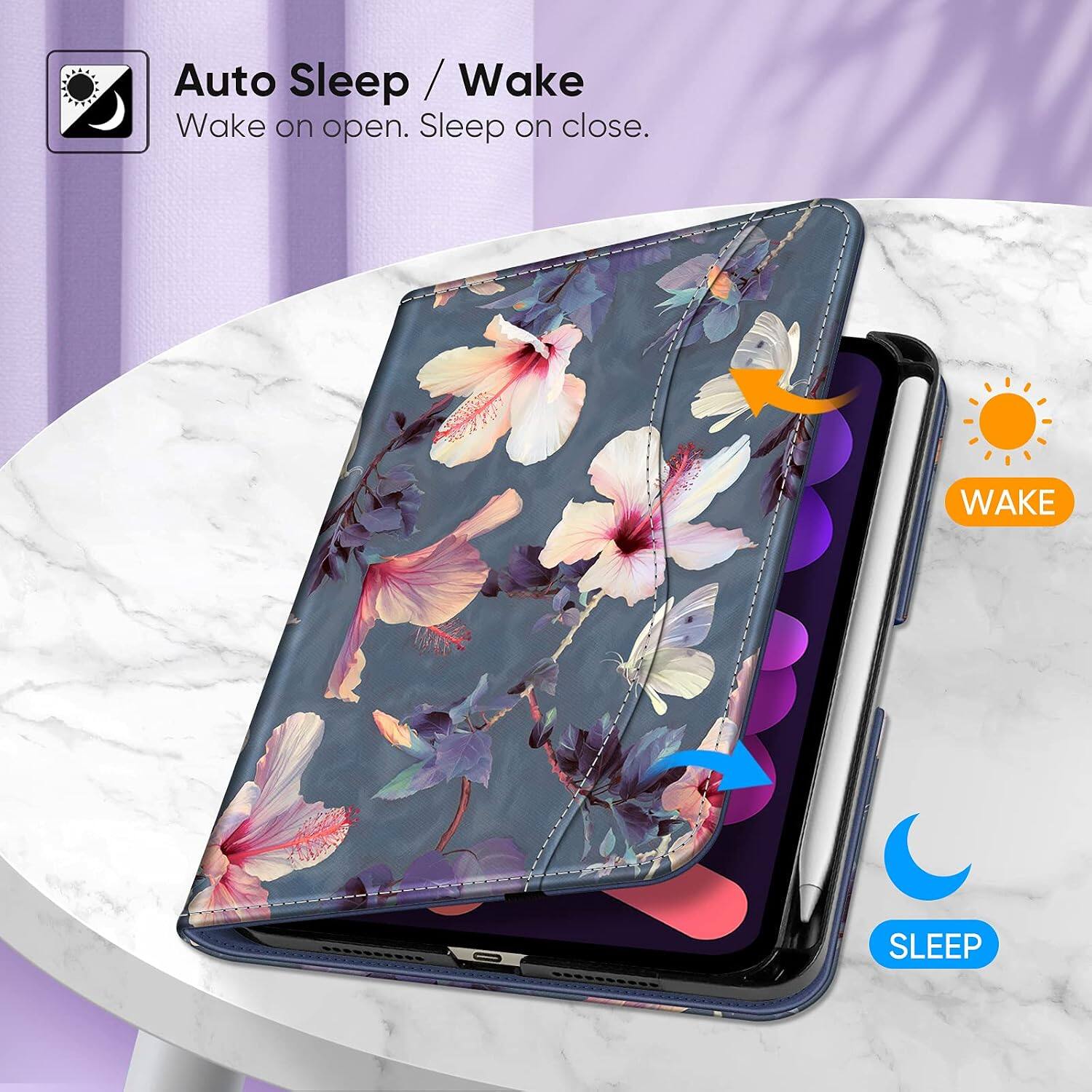 Auto Sleep / Wake  
Wake on open. Sleep on close.