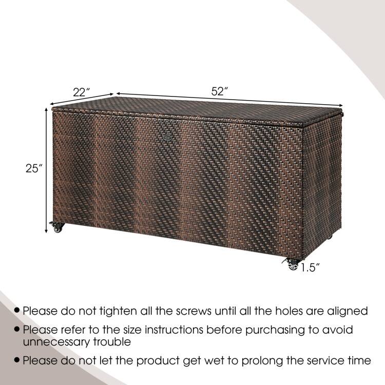 22" 52" 25" 1.5"  
Please do not tighten all the screws until all the holes are aligned  
Please refer to the size instructions before purchasing to avoid unnecessary trouble  
Please do not let the product get wet to prolong the service time