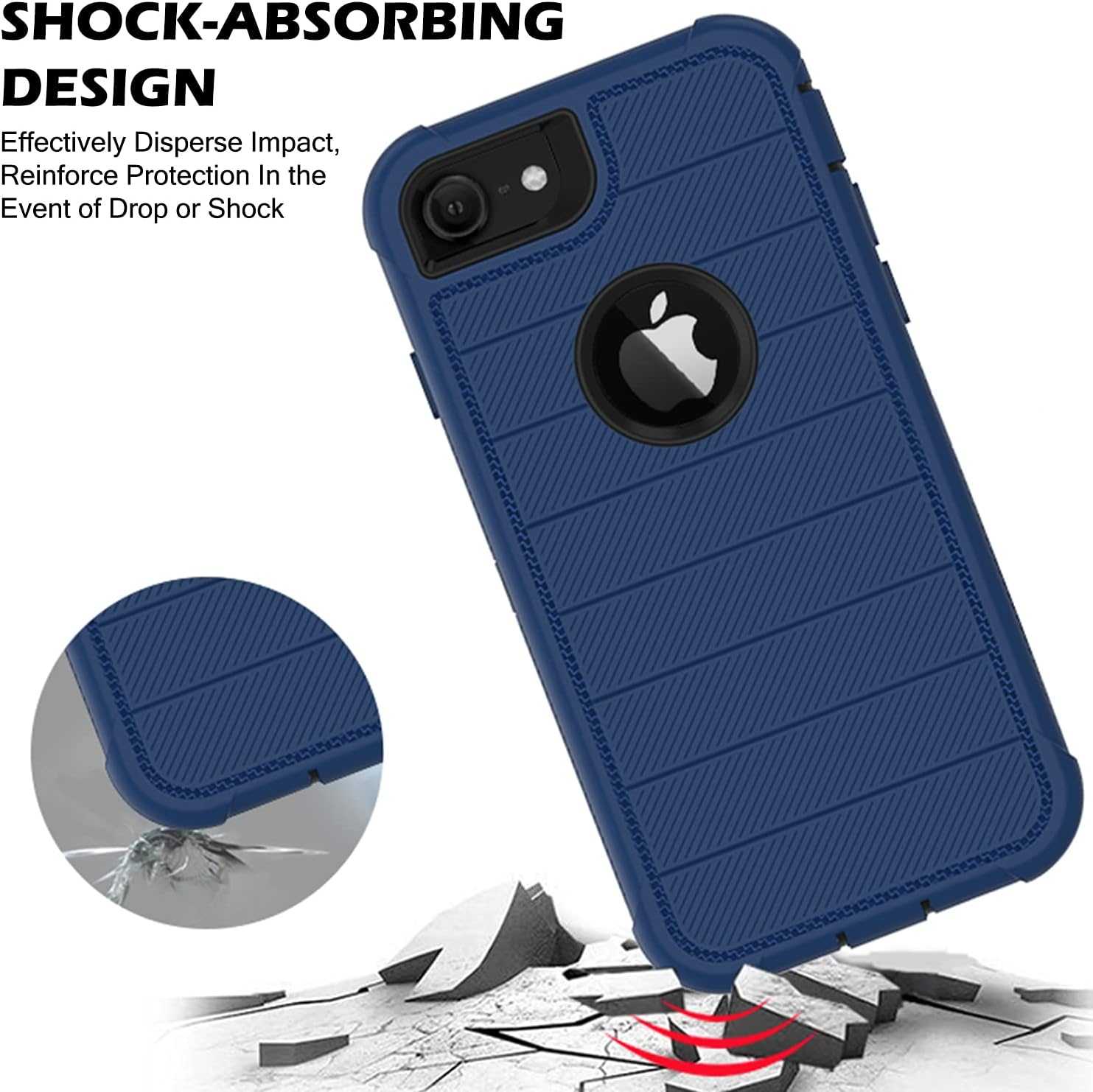 SHOCK-ABSORBING DESIGN  
Effectively Disperse Impact, Reinforce Protection In the Event of Drop or Shock