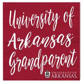 Jardine - Arkansas Razorbacks 10'' x 10'' Grandparent Plaque - Red