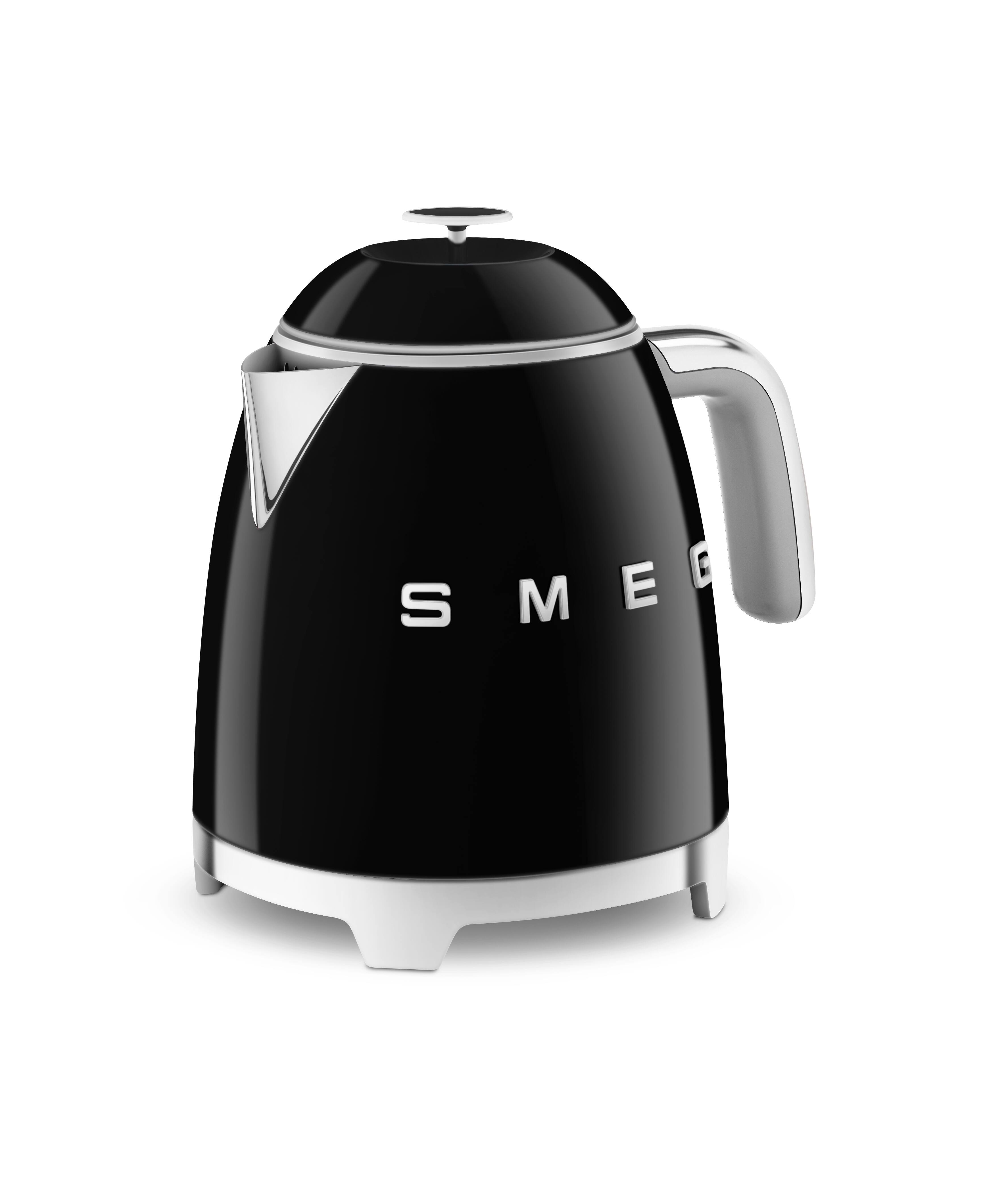 Left. SMEG - KLF05 3.5-cup Electric Mini Kettle - Black.