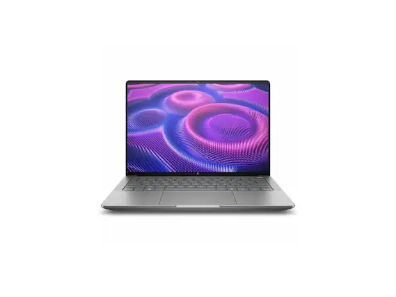 Front. HP - HP ZBook Ultra G1a 14" Touchscreen - Ryzen AI 385 - 32GB - 1TB SSD - Win 11 Pro - Silver.