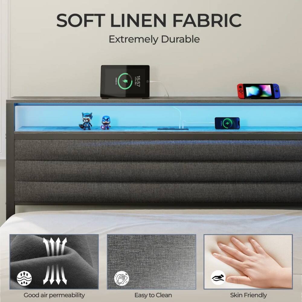 SOFT LINEN FABRIC  
Extremely Durable  

15:57  

Good air permeability  
Easy to Clean  
Skin Friendly
