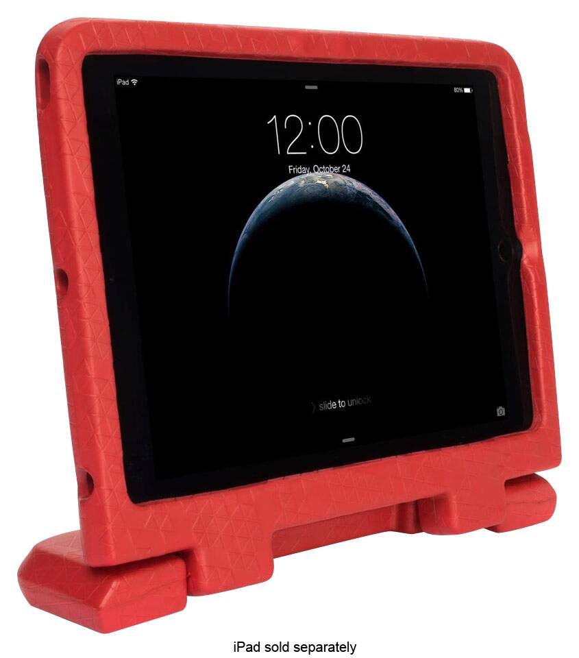 Front. Kensington - SafeGrip Case for Apple® iPad® Air 2 - Red.