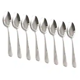 Martha Stewart - Everyday 8 Piece Stainless Steel Dinner Spoon Set - Silver