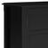 Alt View 11. Simpli Home - Burlington Low Storage Cabinet - Black.