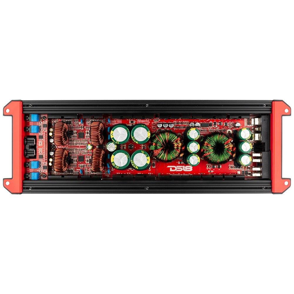 Alt View 1. DS18 Audio - GEN-X 4-Channel Class D Car Amplifier, 4 x 700W RMS at 4 Ohm - Black.