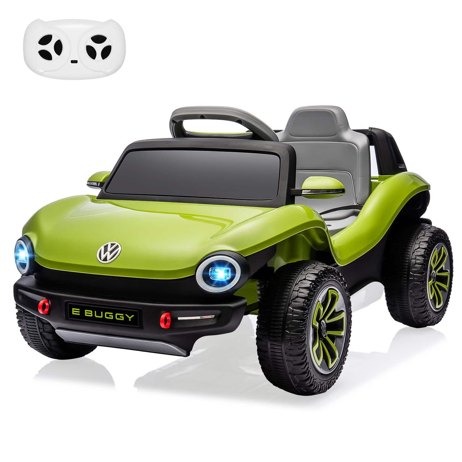 Jojoka - Licensed Volkswagen Kids Electric Vehicle 12V Ride-On Toy with Remote Control - Green