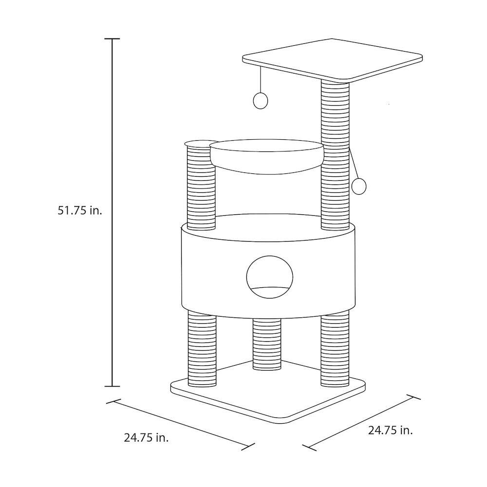 51.75 in.  
24.75 in.  
24.75 in.