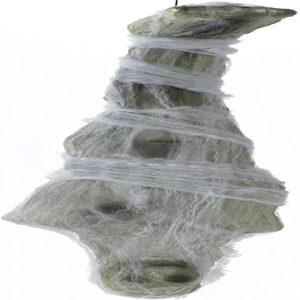 Front. RTMB - 72in Cocoon Corpse Halloween Decoration, Scary Hanging Prop for Haunted House - Corpse.