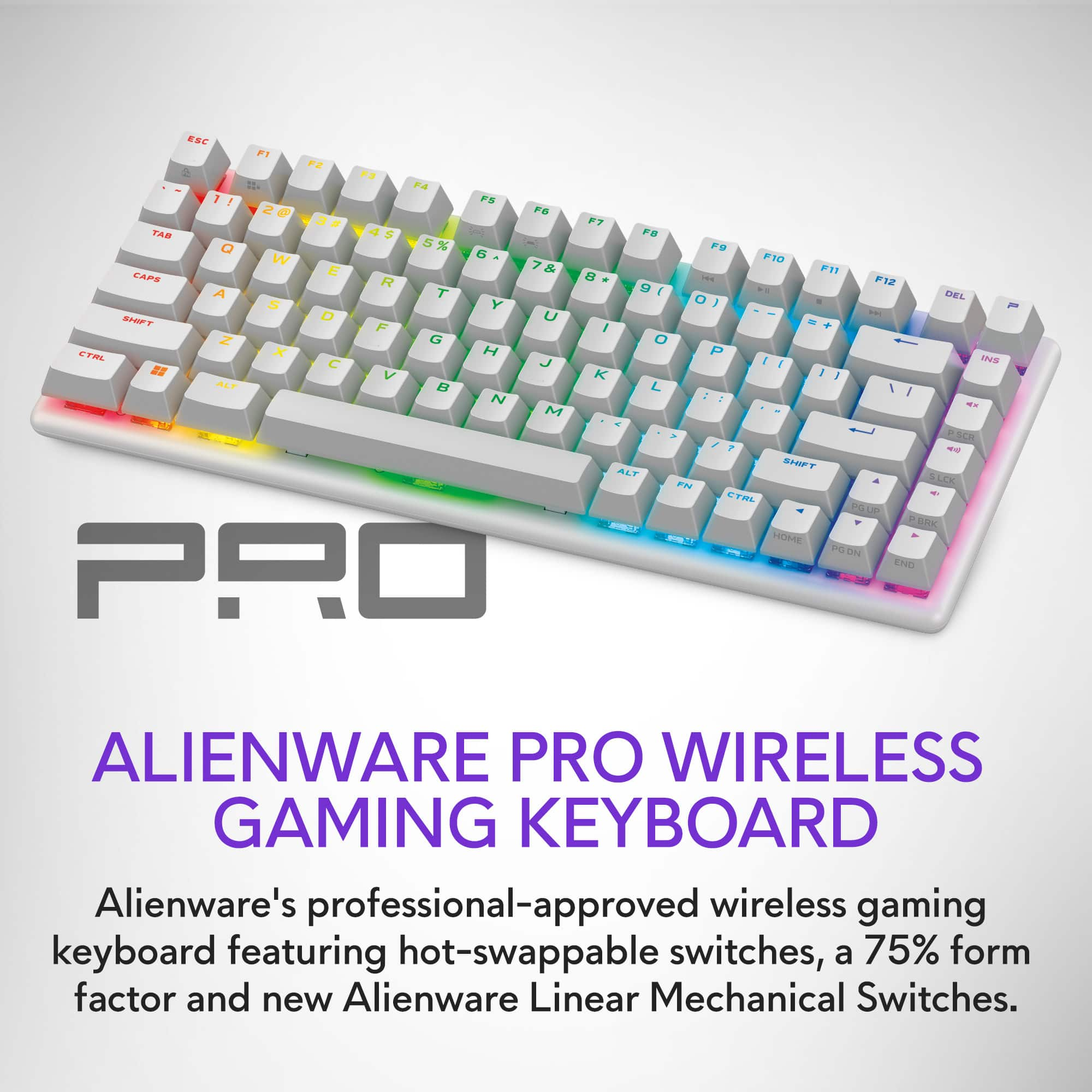 Alienware Pro Wireless Gaming Keyboard – Lunar Light Sansujyuku sansujyuku.com