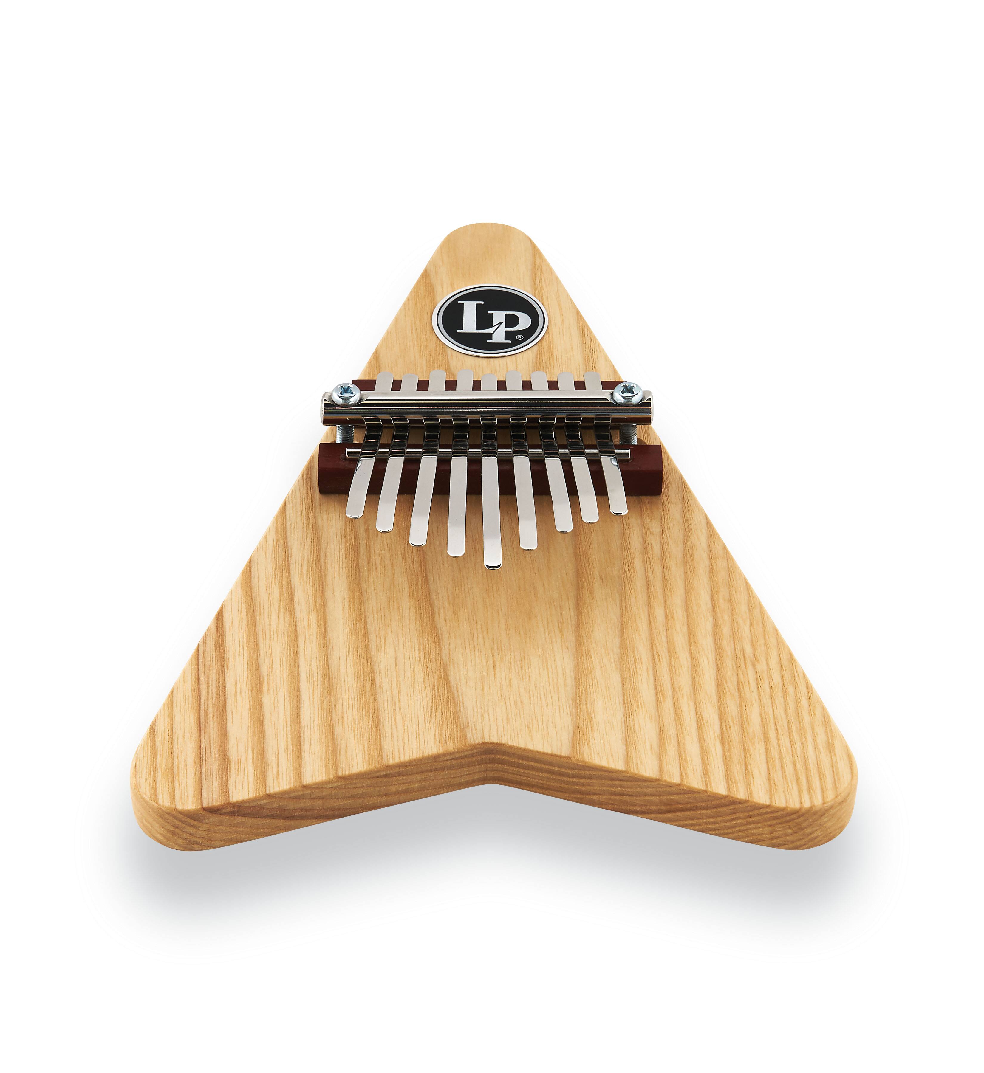 Angle. Latin Percussion - 9-Key Pentatonic Kalimba, Ash.