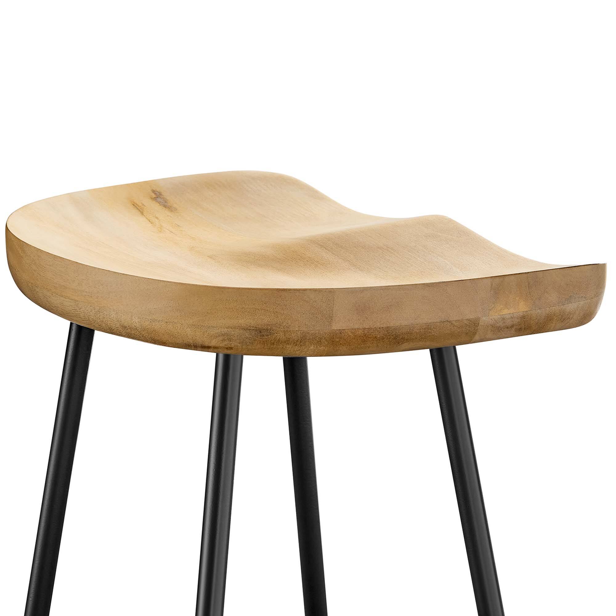 Alt View 4. Modway - Concord Backless Wood Counter Stools Set of 2 by Modway - 0.