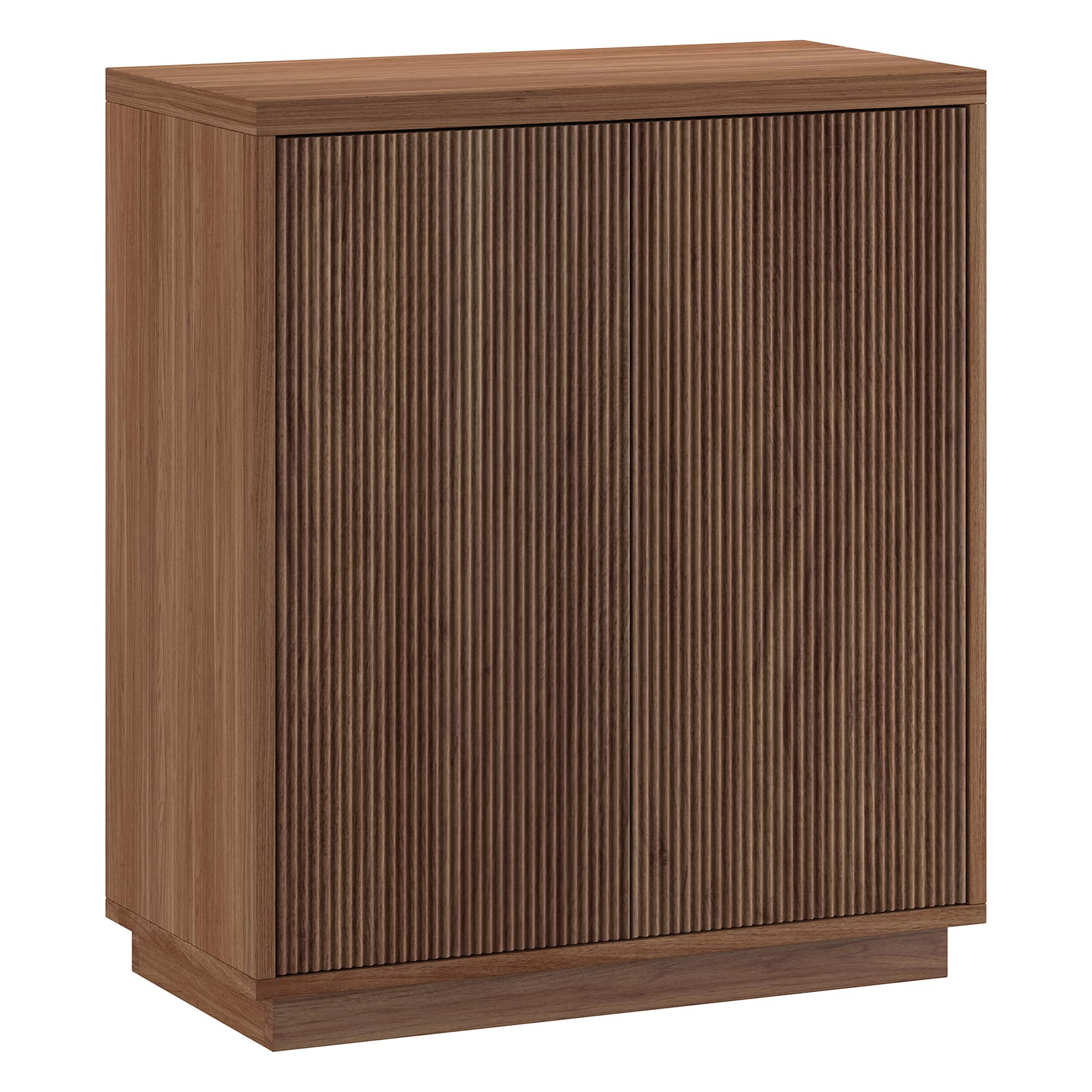 "Hudson&Canal - Alston 28"" Wide Rectangular Fluted Accent Cabinet - Medium Brown" price history on PriceWatchPro