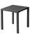 Front. Crestlive Products - Crestlive Products Aluminum Square Side Table Small Patio Coffee Bistro - Black.