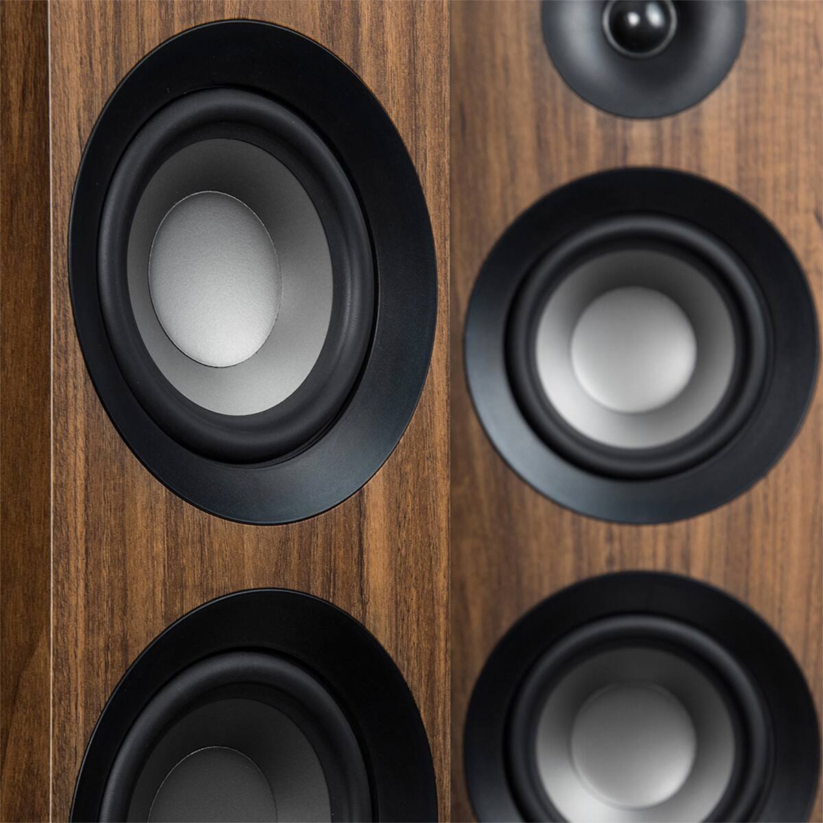 Alt View 5. Jamo - Jamo S 809 Floorstanding Speaker, Walnut, Pair.