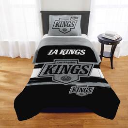 Sweet Home Collection - NHL Los Angeles Kings Comforter & Pillow Sham Set- Twin/Twin XL - Multicolored