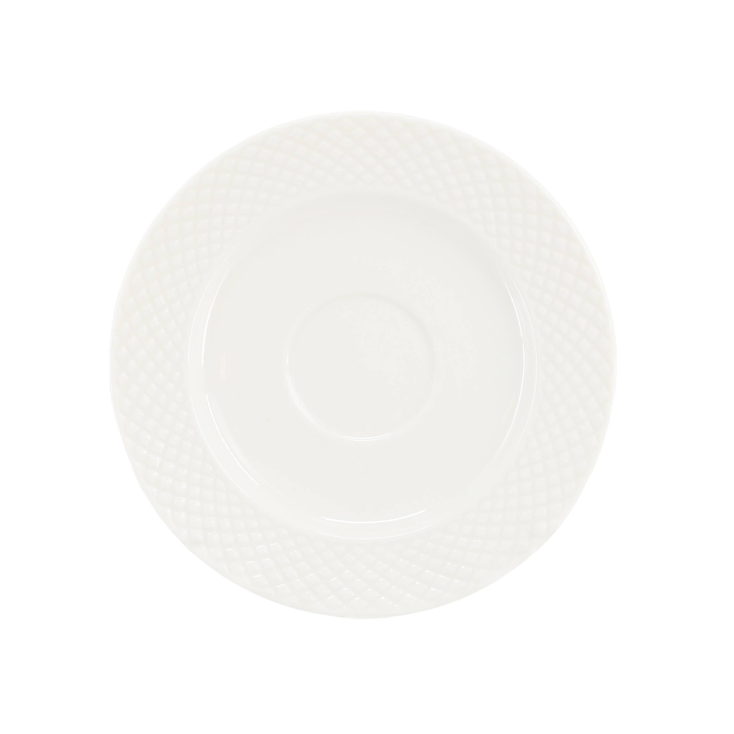 Alt View 2. Elama - Elama Sol 12 Piece 3 Ounce Porcelain Espresso Cup with Saucer Set in White - White.