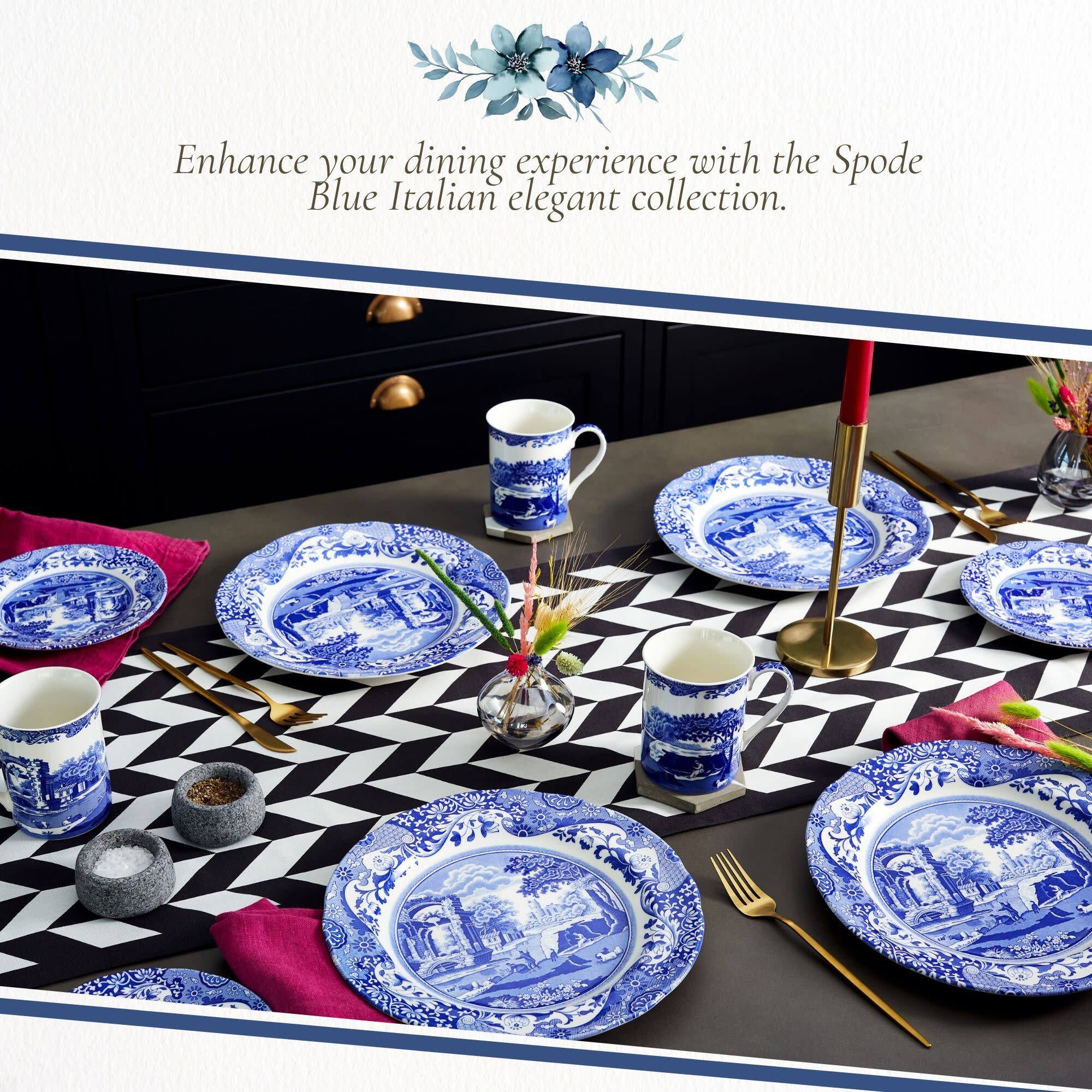 Enhance your dining experience with the Spode Blue Italian elegant collection.