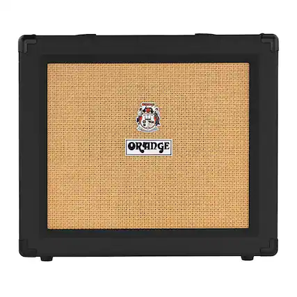 Front. Orange - Orange Amps Crush 35RT Guitar Combo Amp (35W, Black).
