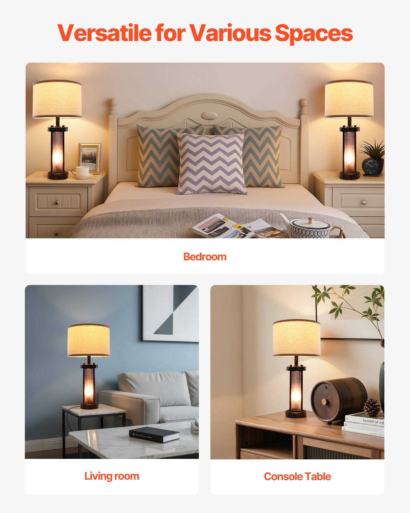 Versatile for Various Spaces

Bedroom

Living room

Console Table