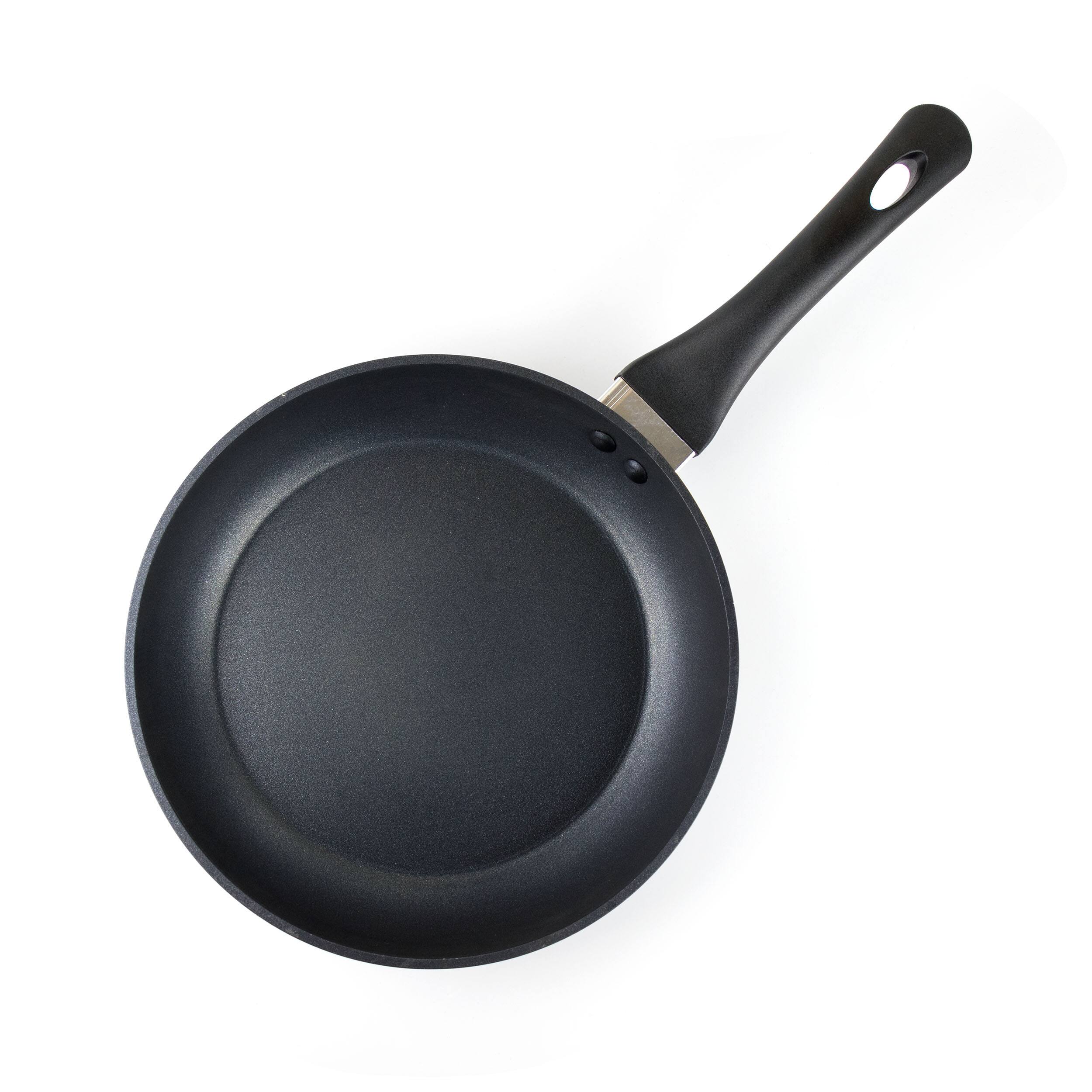 Alt View 9. Oster - Oster Kono 9.5 Inch Aluminum Nonstick Frying Pan in Black with Bakelite Handles - Black.