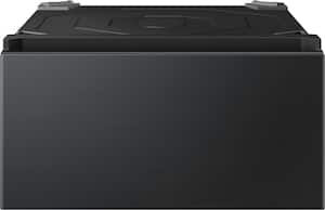 Samsung - Bespoke AI All-in-One Washer/Dryer Laundry Pedestal with Storage Drawer - Brushed Black