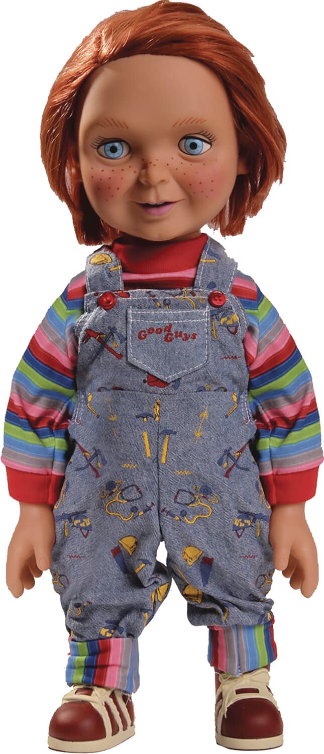 PopMarket - Mezco - Child's Play - MDS Mega Scale - Talking Good Guys Chucky - COLLECTIBLES - Multicolor price history on PriceWatchPro