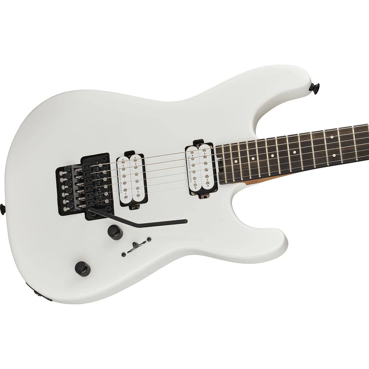 Alt View 3. Charvel - Charvel Pro-Mod Plus Series San Dimas HH FR E Electric Guitar,Snow White.