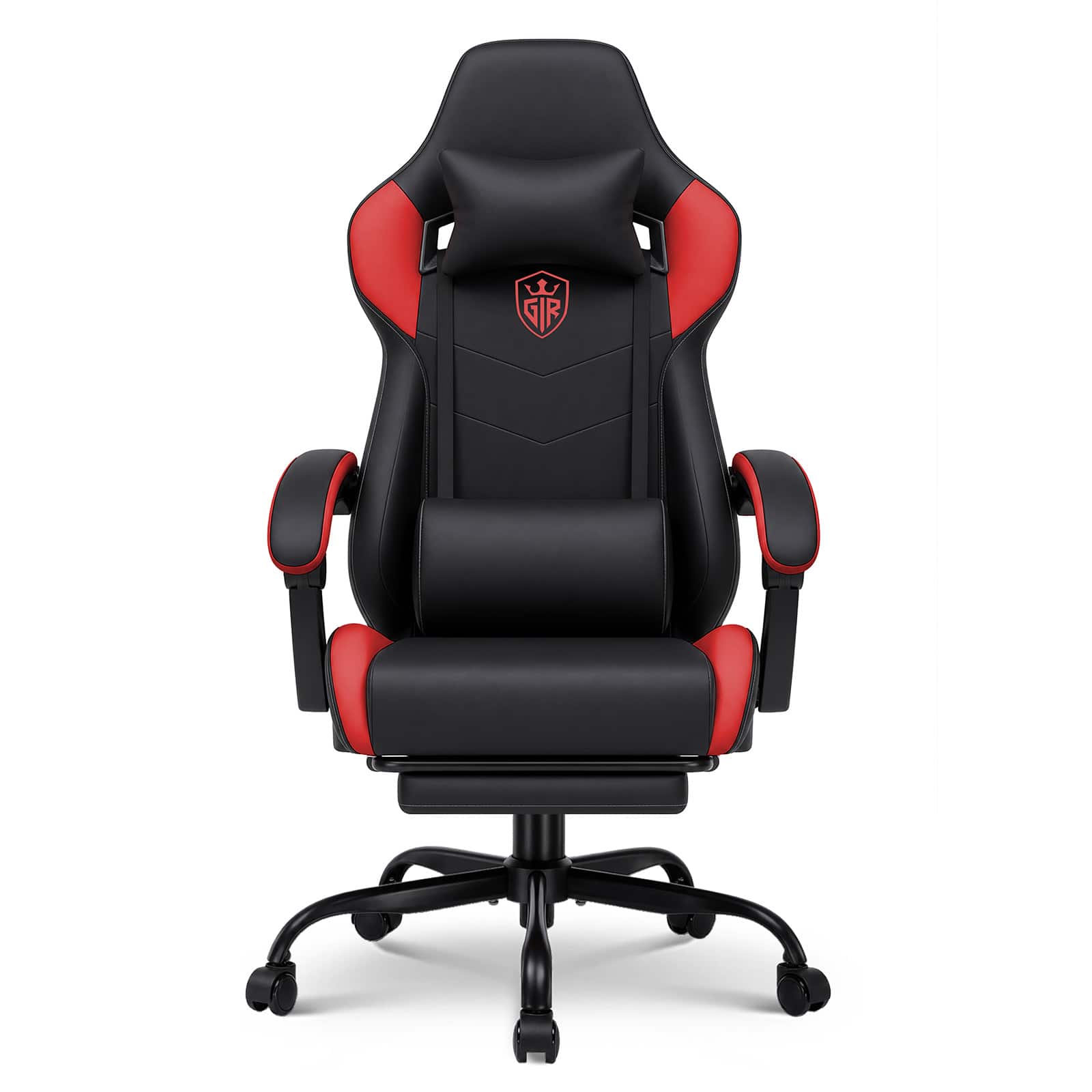 CloudRest Pro - Computer Chairs with Linkage Armrest Ergonomic Gaming Chair High Back Game Chair - Red