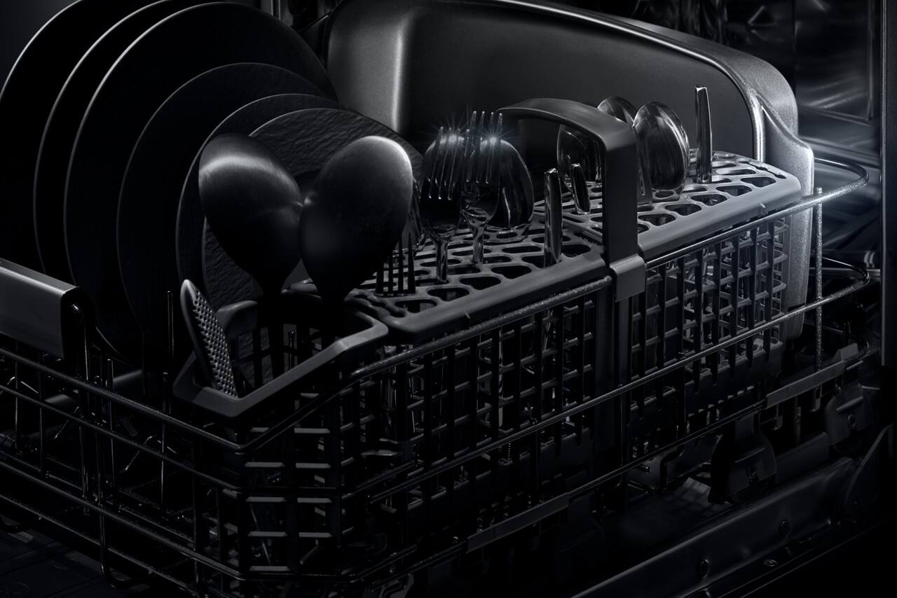 Alt View 13. JennAir - Top Control Built-In Stainless Steel Tub Dishwasher with 3rd Rack and 38 dBA - Stainless steel.