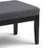 Alt View 13. Simpli Home - Lacey 43 inch Wide Contemporary Rectangle Tufted Ottoman Bench - Slate Gray.